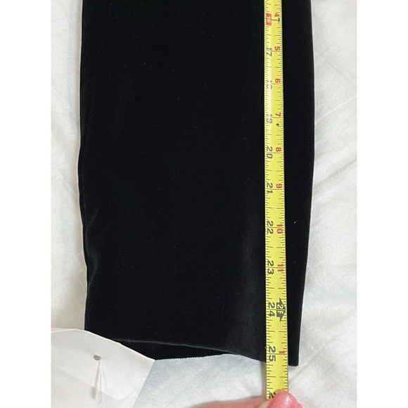 Vtg Orvis Black Velvet Blazer Womens 16 Dark Academia Tailored Jacket - Picture 11 of 12